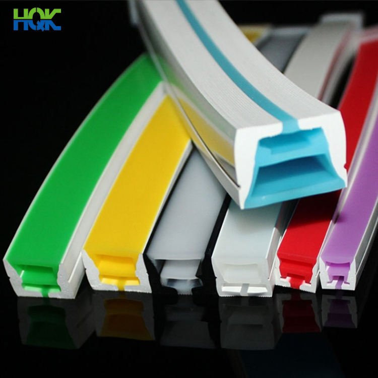 Customized Outdoor Waterproof Silicone Led Lighting Strip Bi-Color Silicone Tubing
