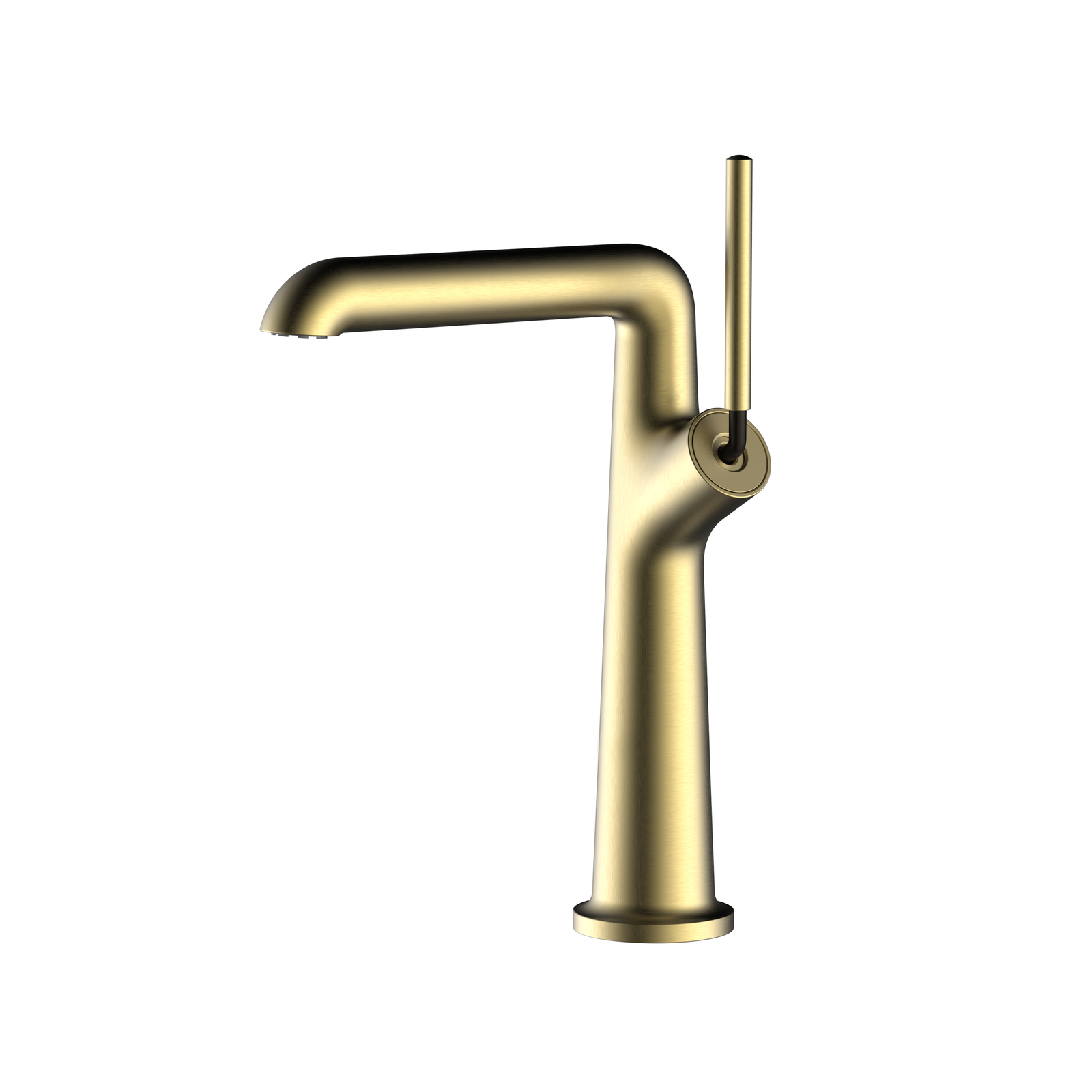 Wholesale Brass Single Handle Metered Faucet Ceramic Valve Core Deck-Mounted Single-Hole Installation Blackened Finish Modern
