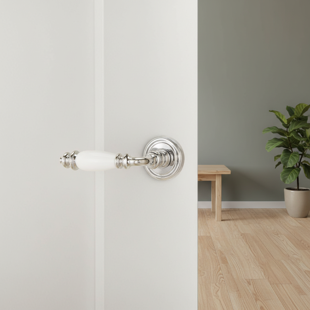 Traditional Fashionable Luxury Home Bar Interior Wooden Door Natural Stone Brass Mortise Lock Handle Beemin 5-Year Warranty Easy