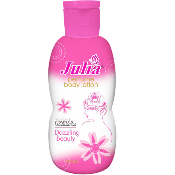 OEM ODM Nourishing Creams Skin Brightening Indonesia Moisturize Glycerine Vitamin E Julia Body Lotion in Plastic Bottle Unisex