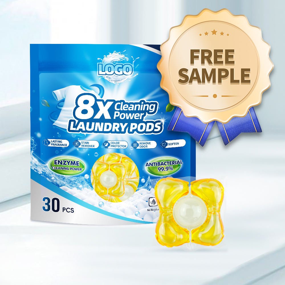 Energy-Efficient Fast Acting Disposable Capsules Free Sample Color Revitalizing Formula Washing Pods Anti Fade Dark Apparel