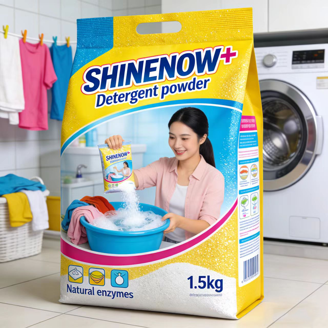 Factory Price Bulk Detergent Washing Powder Rich Foam Laundry Detergent Powder