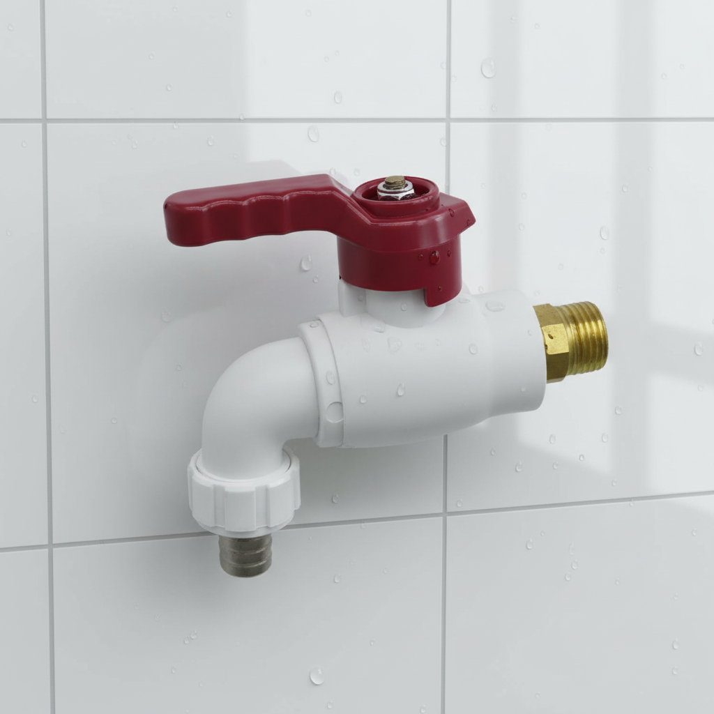 Kute Kt-213 Modern Polished Iron Plastic Deck Mounted Basin Faucet with Ceramic Valve Core for Hotel Use