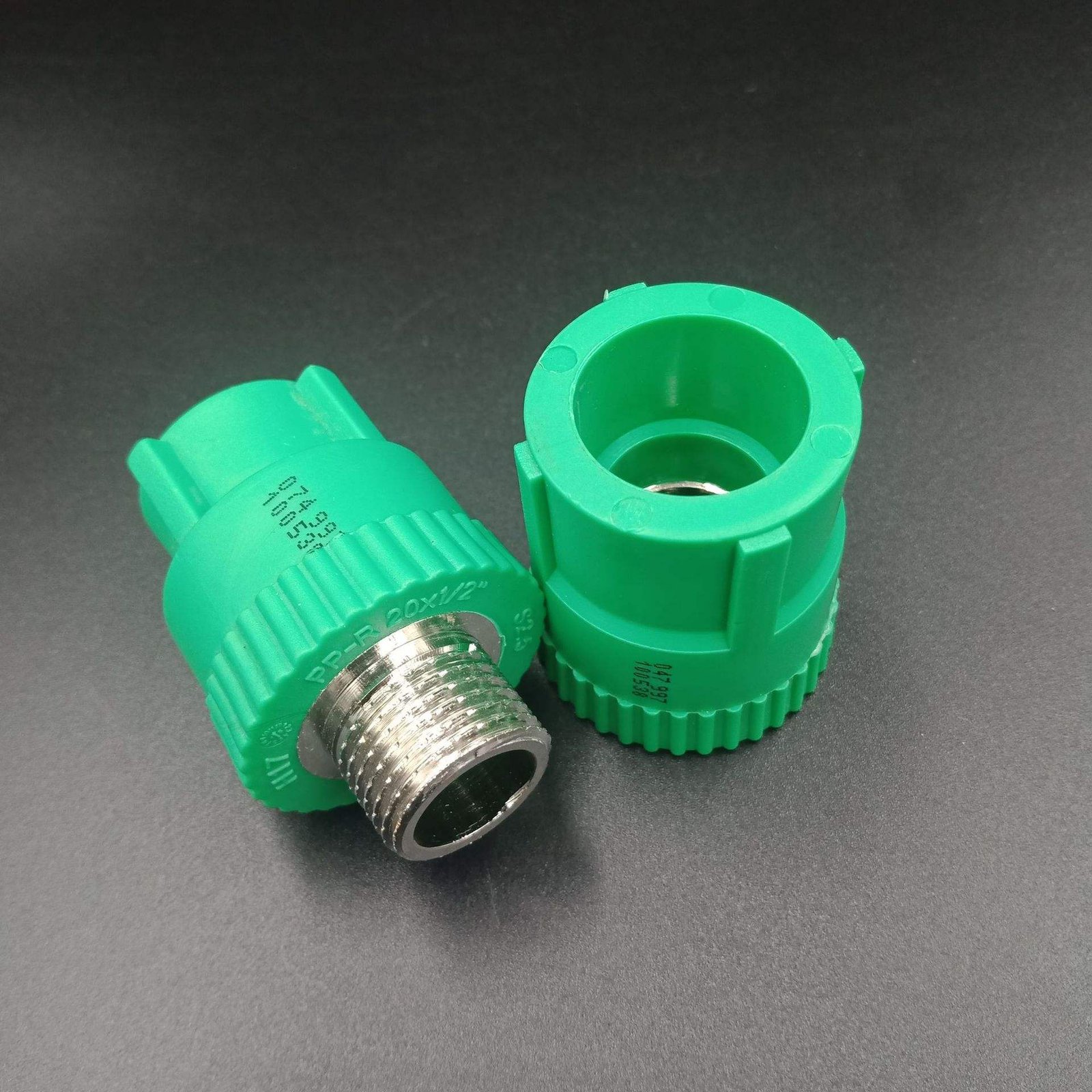 Low Pressure PPR Male Adapter Socket Threaded Plastic Brass Pipe Nipple Coupling Connector Cheap PPR Water Pipe Fitting Name
