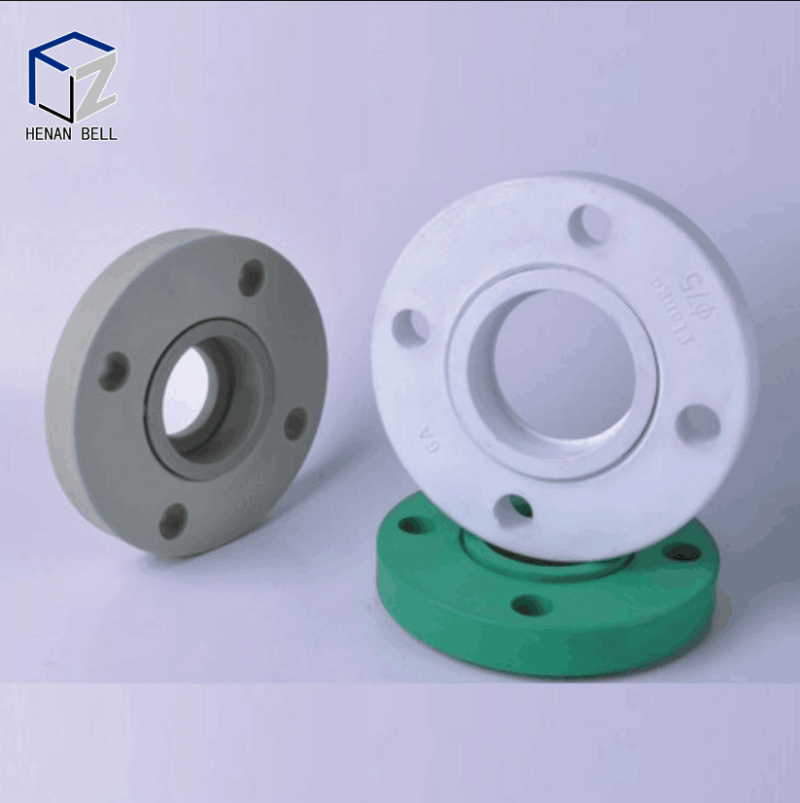 PPR Water Pipe Fitting Flange Split Ppr Sleeve Flanges White Plumbing Fittings 20mm-110mm Flange for Ppr Pipe