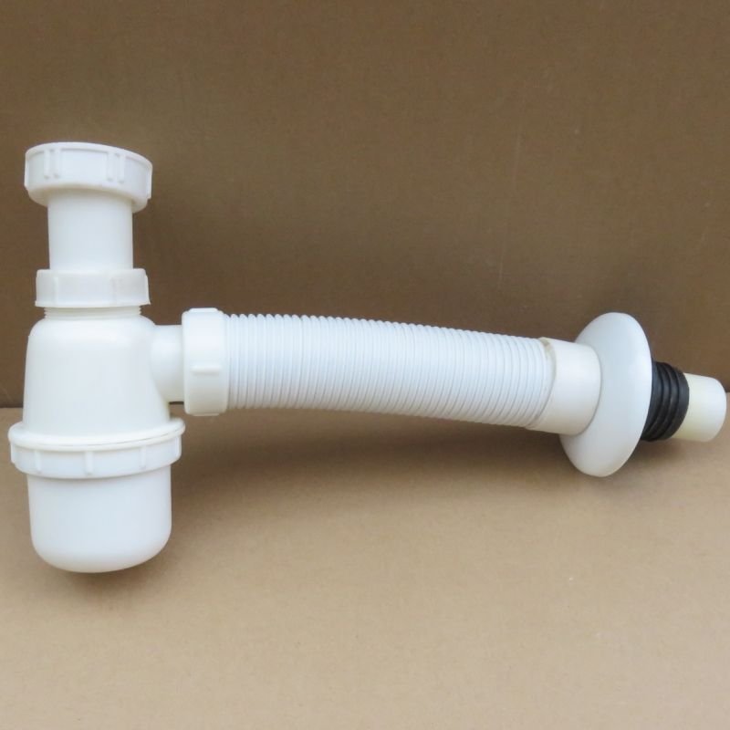 Bottle-type Drain for Washbasins, Washcloset, Vanity, Basin, Sink - Plastic Drain Pipe for Bathroom Accessories