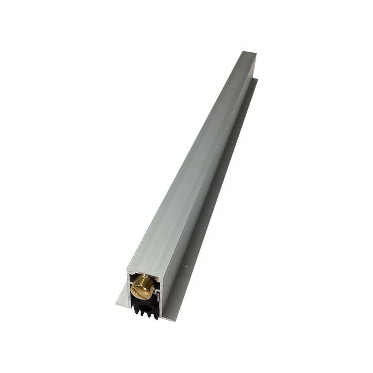 Aluminium Automatic Door Bottom Seal Fire Rated Heavy Duty Surface Mounted Modern Design Screw Installation for External Doors