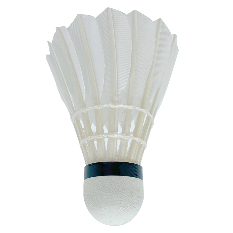 Kok Badminton Goose Feather Tournament Shuttlecock Natural White G8 Model Dmantis Brand Wholesale Best Durability