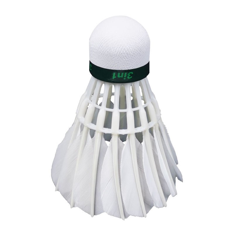 Durable Low Price D45 3 in 1 Goose Feather & Fiber Cork Badminton Shuttlecock OEM ODM for Indoor Training