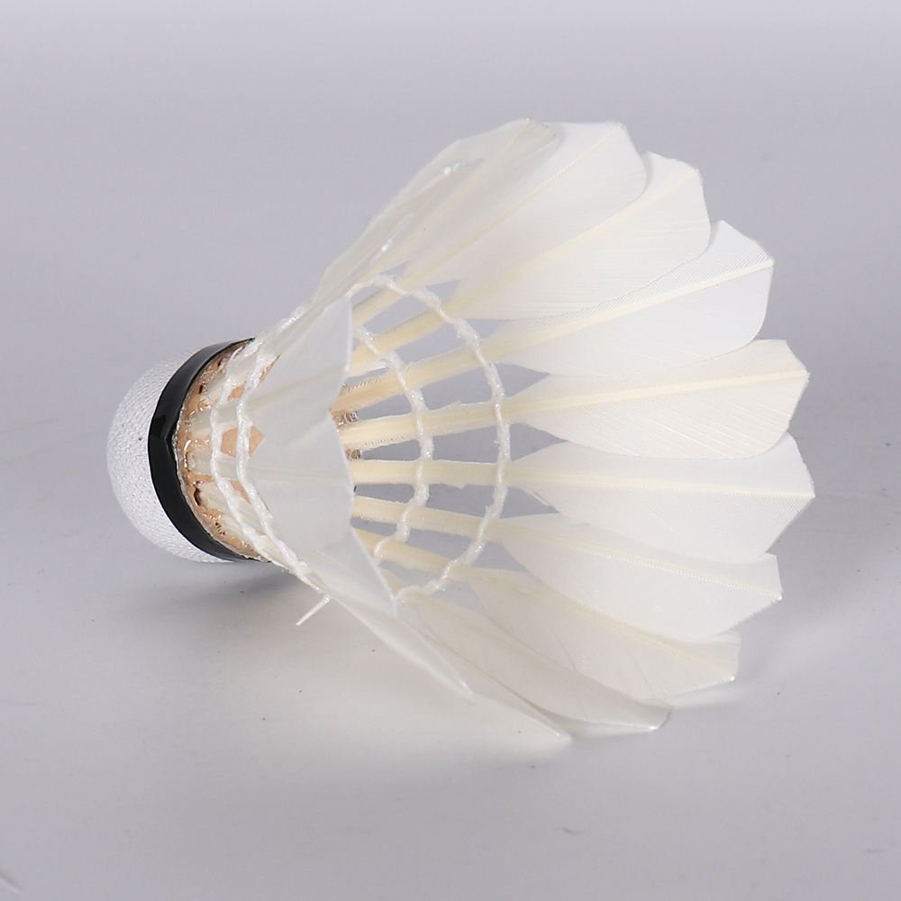 Shuttlecock Water Duck Feather Class D Thin Rod 2 Layer Cork OEM Badminton Shuttlecock