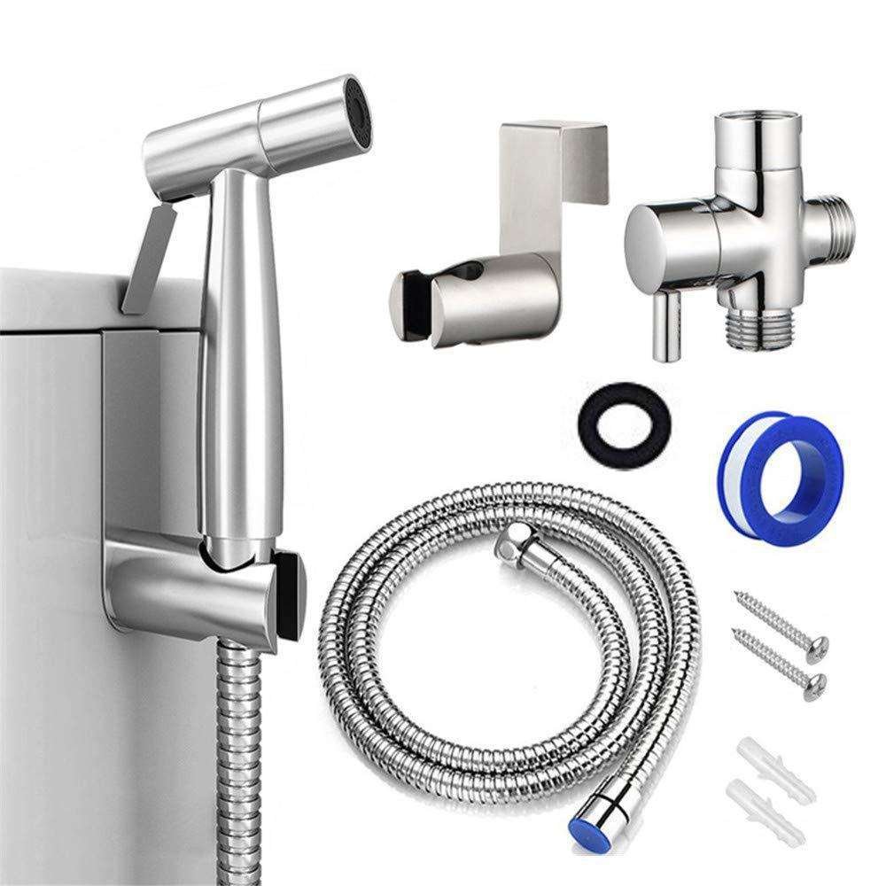 Holmine Luxury Plastic Stainless Steel Sprayer Health Faucet Abs Toilet Shattaf