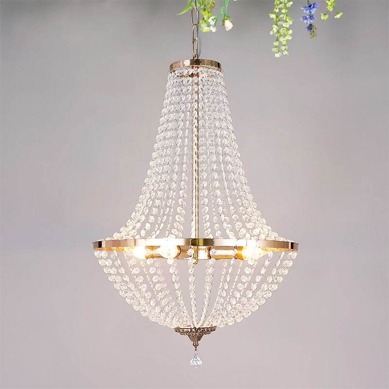 Luxury Party Events Pendant Lights Crystal Acrylic Centerpiece Decorations Chandelier Lights for Wedding