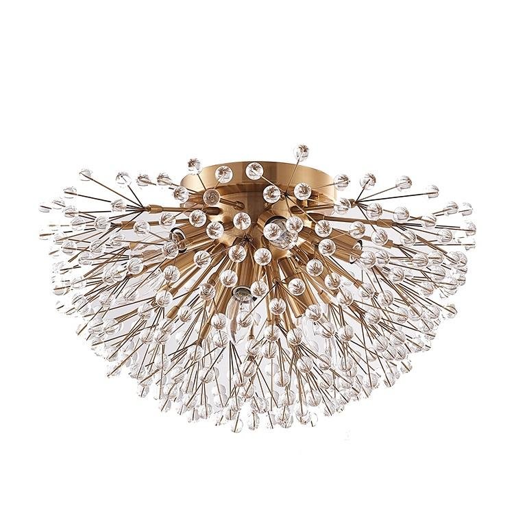 High Quality Modern Lighting Decorative Living Room Dinning Room Iron Glass Led Ceiling Lamp