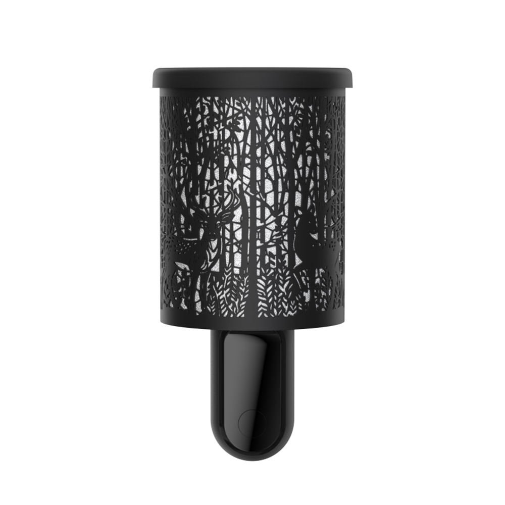 Wave Point 2-in-1 Aroma Tart Warmer Electric Wax Stone Melting Night Light Home Oil burner Plug in Candle Warmer Lamp