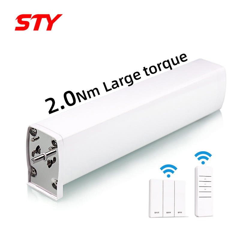 Silence Motor Wholesale Electric Motorized Automatic Curtain Opener Home Product Home Hotel Aluminum Electronic Office Bedroom