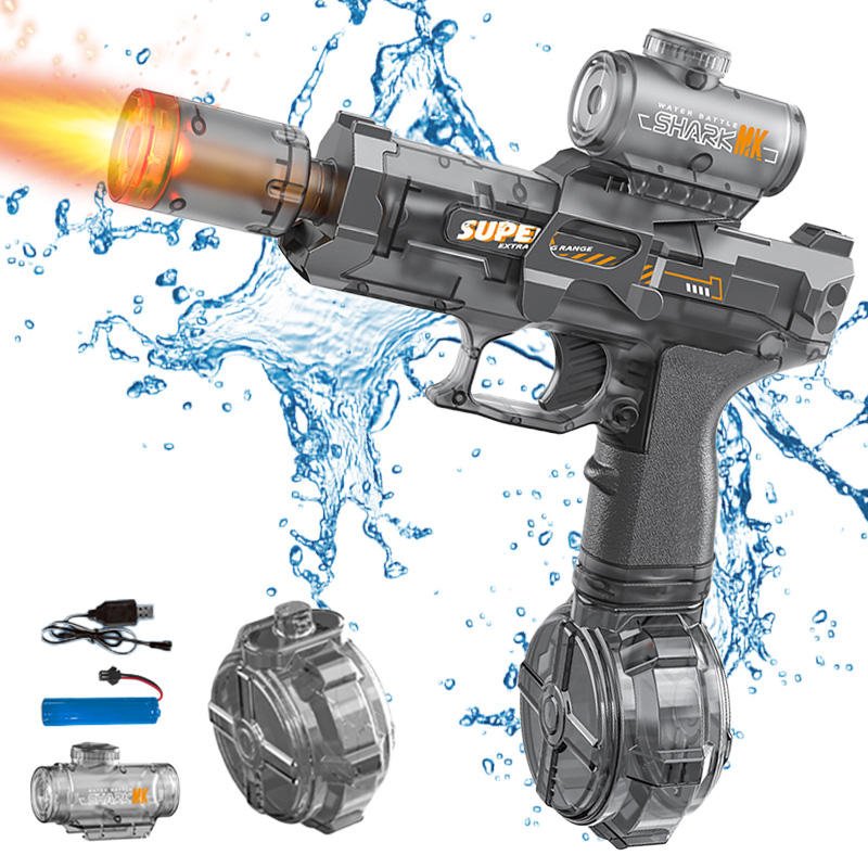 Hot Selling High Speed Continuous Shooting Mini Squirt Gun High Pressure Electric Automatic Water Playing Gun Toy for Kids Boys