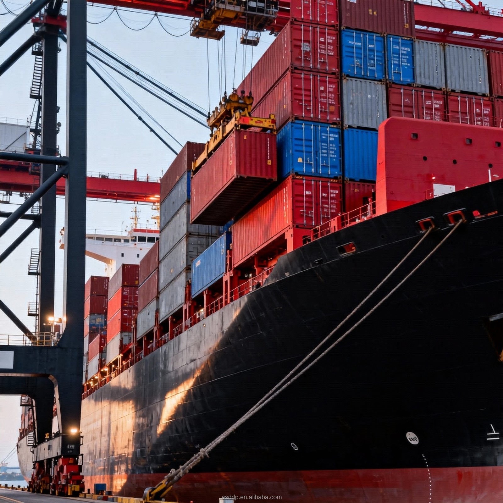 DDP Logistics Door-to-Door Sea Freight Forwarder Service DHL Shipping Agent for Worldwide USA Missouri LCL+Express Logistics