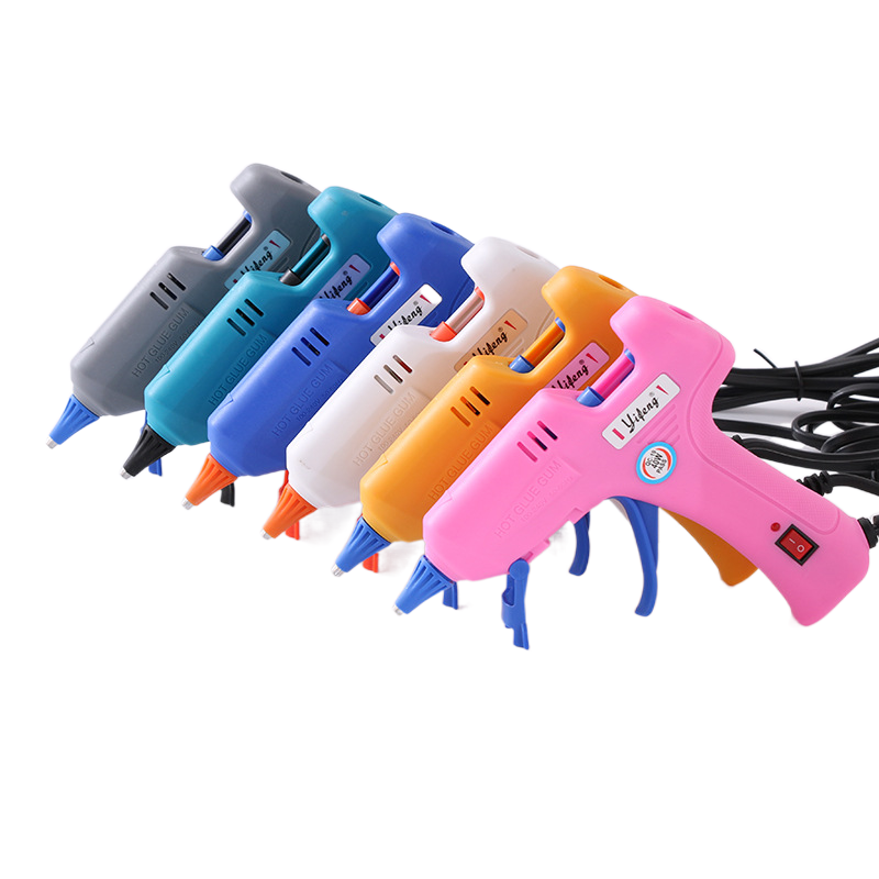 Hot 40W High Temperature DIY Glue Gun New Electric New Hot Melt Glue Gun with Bracket Plug-in Electrofusion Gun Hand Accessories