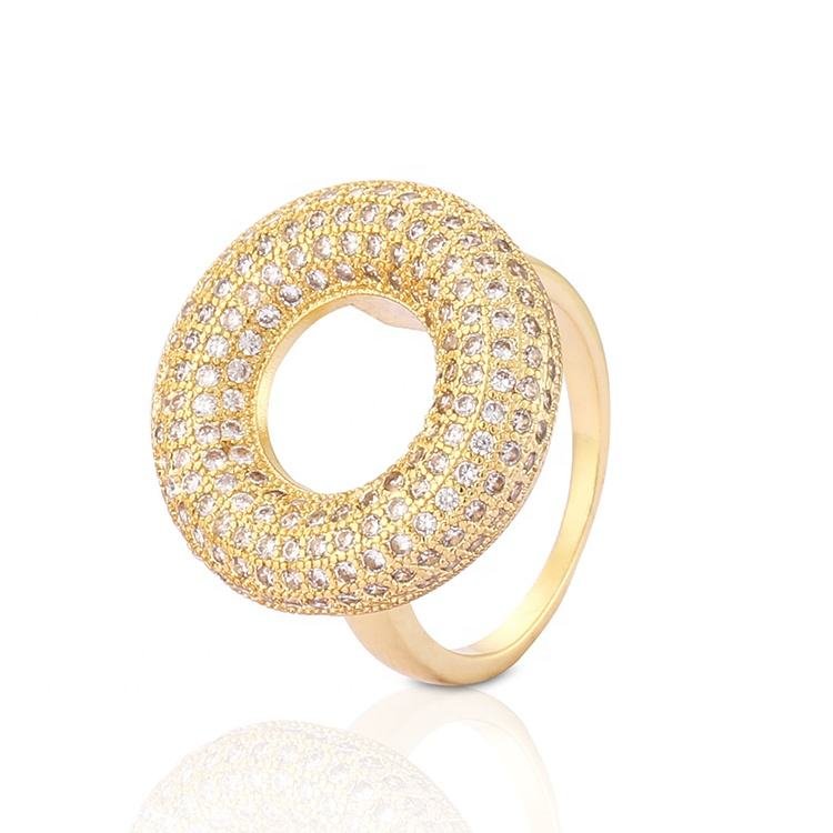 Cheap Gift Items Women Latest Gold Ring Designs for Girls Gold Plated Ring