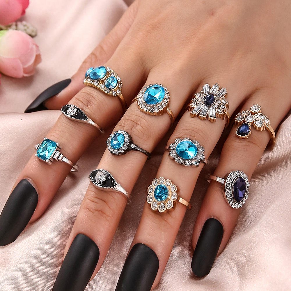 Fashion Colorful Rings for Women Wholesale N210646