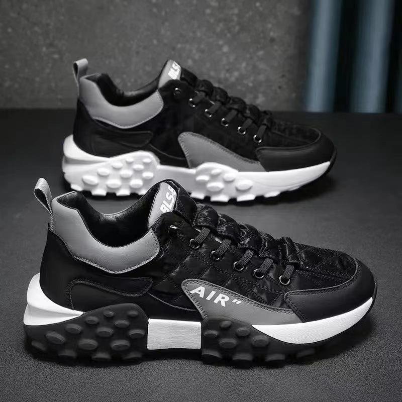 Hot Selling Lace up Anti slip Outdoor Daily Sports Walking Men Hiking Casual Shoes Trendy and Versatile