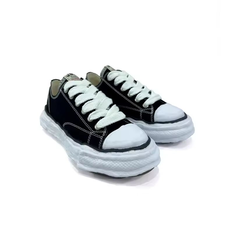 Wholesale Men's Custom Casual Luxury Classic Fashion Sneakers High Quality Black Canvas Running Shoes for Walking