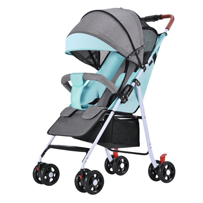 German Light Push Portable Travel Folding 3-in-1 Baby Stroller Stainless Steel Frame 20KG Load Capacity for 0-6 Months 3+ Years
