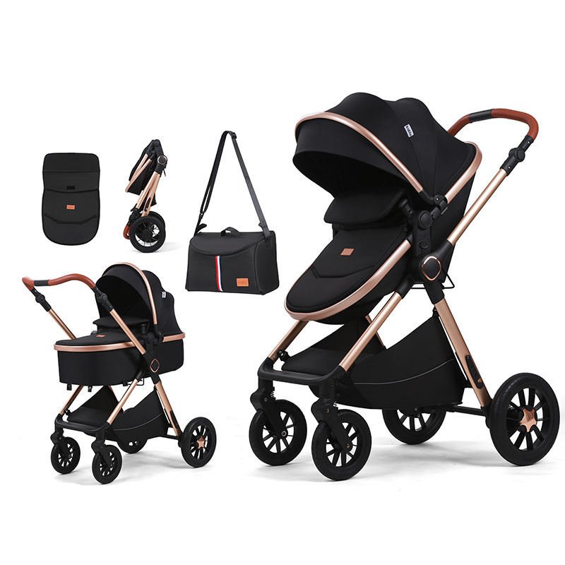 Coches Para Bebes Luxury Carriage Stroller Baby 4 in 1 Kinderwagen Foldable Baby Stroller 3 in 1 With Car Seat