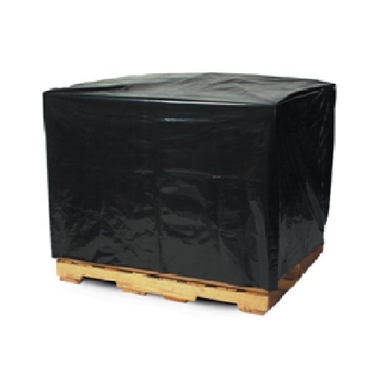 Clear Soft PE Blow Molding Moisture Proof Big Square Bottom Bag Pallet Covers