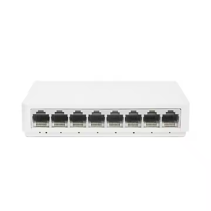 Jue Hong 2024 8-Port POE Gigabit LAN Ethernet Network Switch 10/1000Mbps ZTE Otdr Fiber Optic with SNMP Function