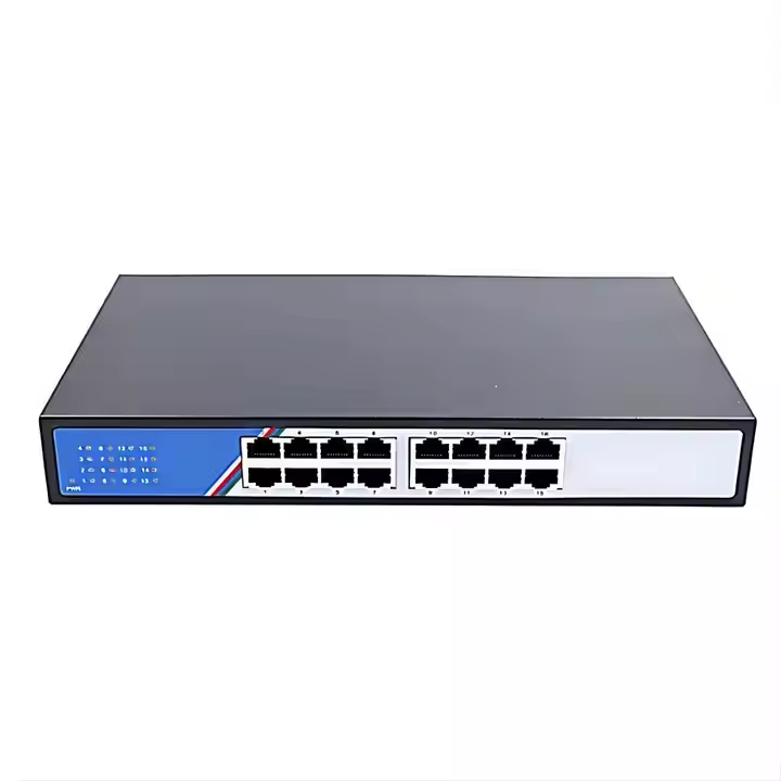 Factory Customized 16 Port Gigabit Ethernet Switch 1000M Network Switch Rack for Home & Enterprise Use with SNMP Function Stock!