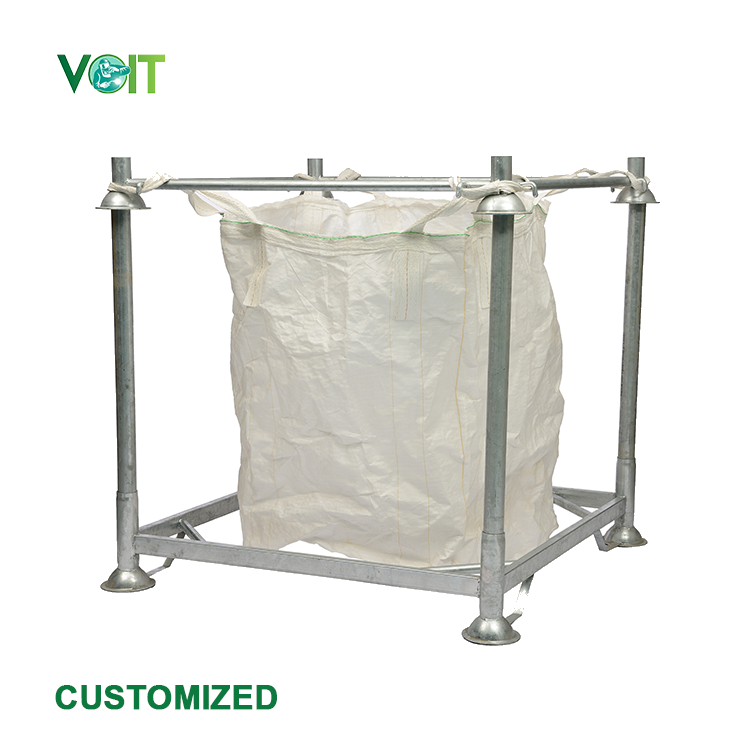 Heavy Duty Demountable Powder Coated Industrial Storage Bulk Bag Fbic Storage Racks