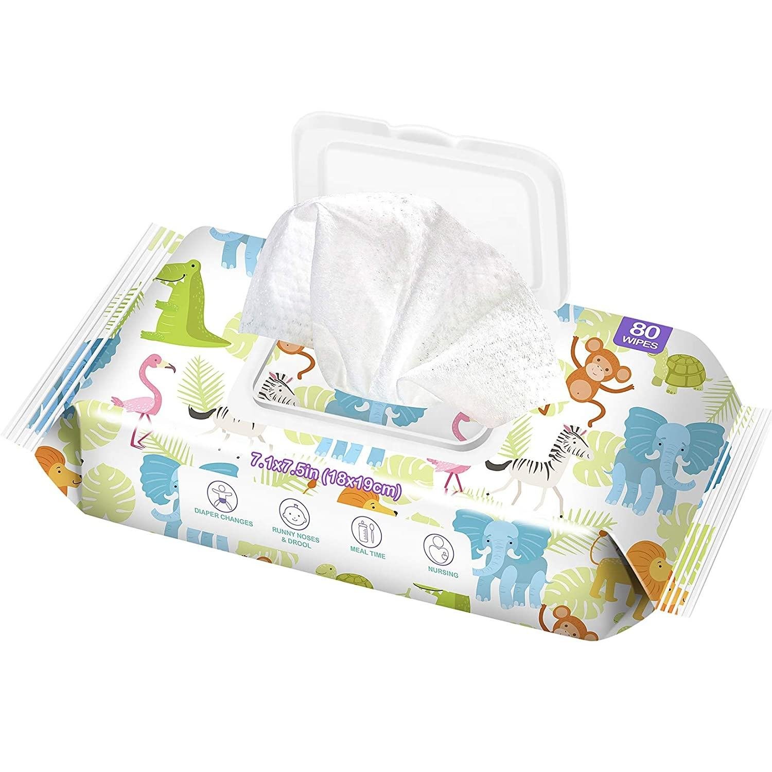 Factory Cheap Price 99.9% Water Wipes Unscented Disposable Wet Baby Wipes Non Woven Flip-Top Packs Baby Wet Wipes