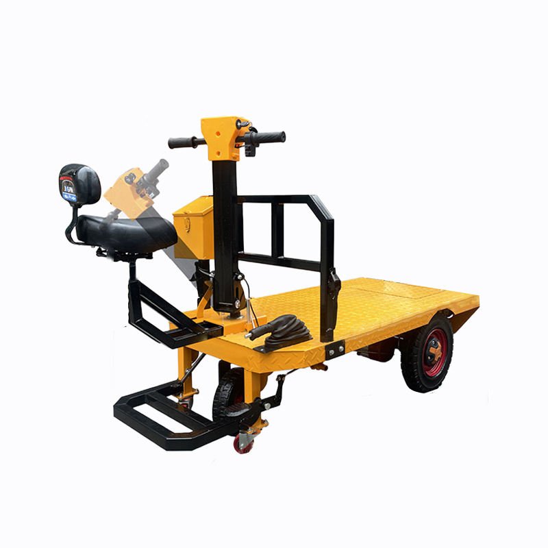 Heavy Duuty Warehouse Hand Trucks Electric Flatbed Trucks Transport Carts Station-mounted Tile Transporters Platform Cart