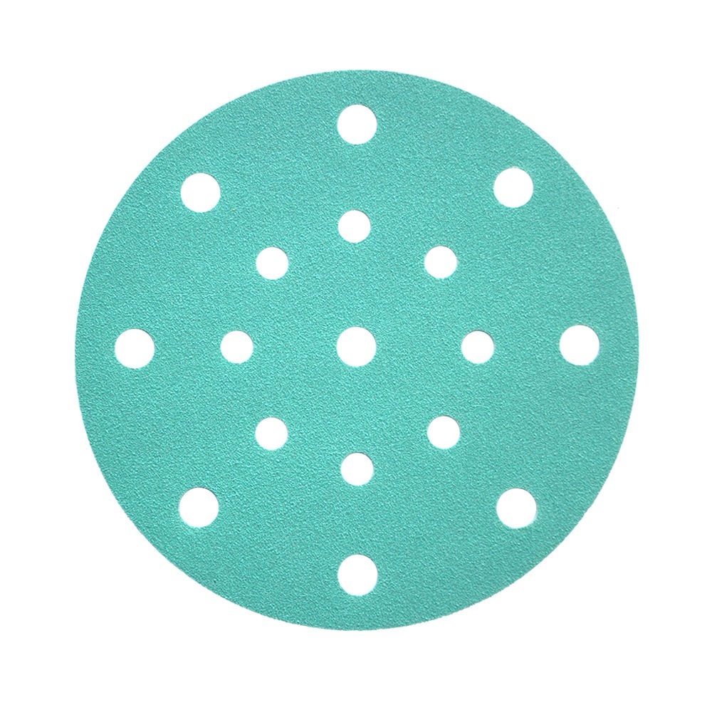 Diphson Green Hook Loop Resin Coated Aluminum Oxide Abrasive Sanding Disc for Grinder 4-9 Inch