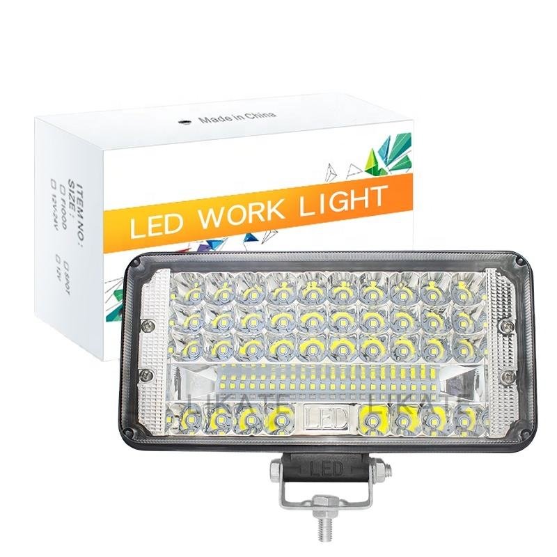 9inch Tractor Led Work Lights 12v-24v Battery 180w Battery Powered Led Shop Work Light Indoor Outdoor Hike Working Light