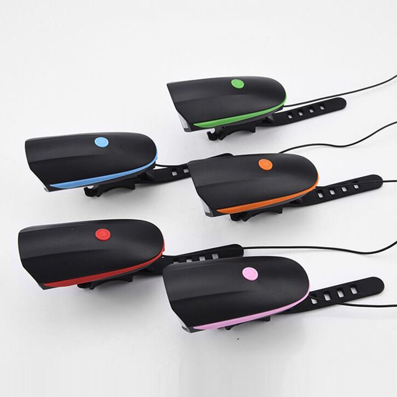 Hot Products Bicycle Handlebar USB Rechargeable Horn Electric Mountain Bike Loud Horn Two in One Lights Bell Alarm