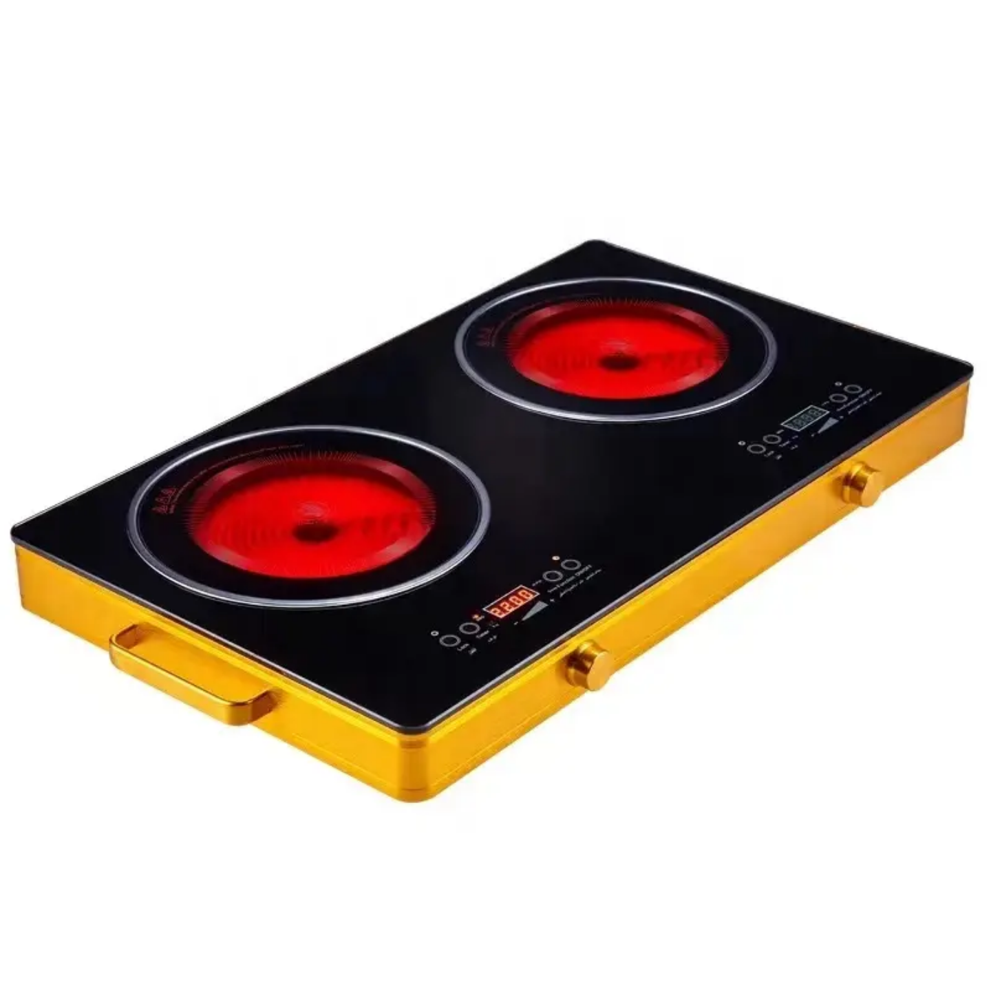 High Quality 3500W 2 Burner Cooktops Double Induction Cookers Electric Stove Radiant Infrared Cooker