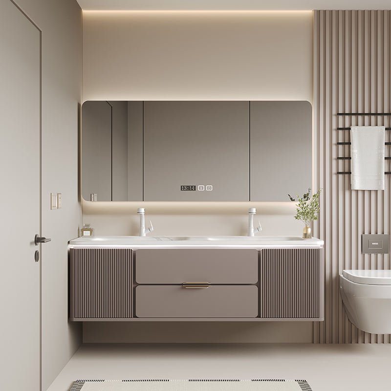 Compact Bathroom Vanity Dark Cream Bathroom Cabinet Double Sink Bathroom Vanity 72 Inch With Tops