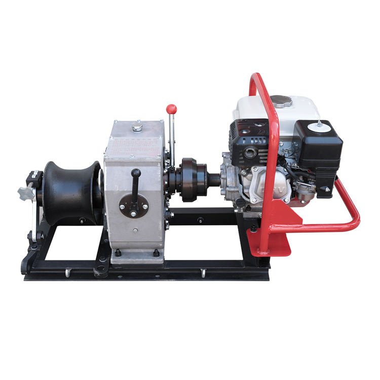 Multifunction 3Ton Powered Cable Traction Winch Machine Cable Puller Winch