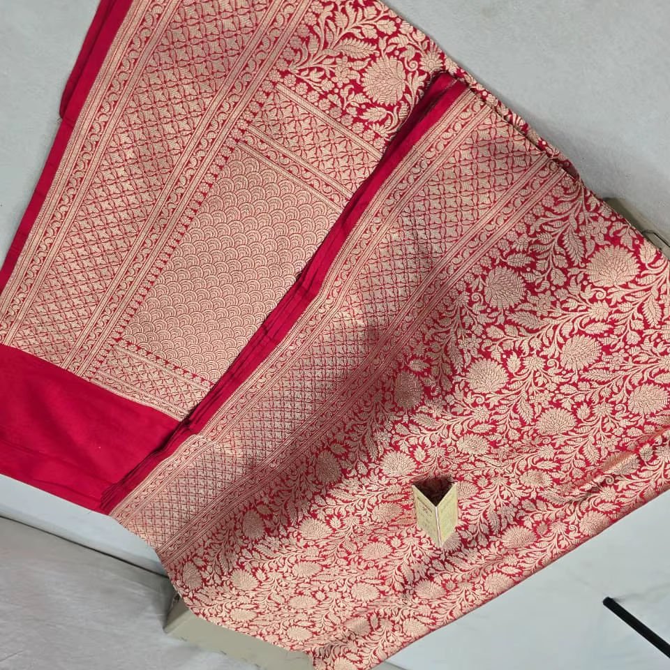 zari designer handloom silk saree for women