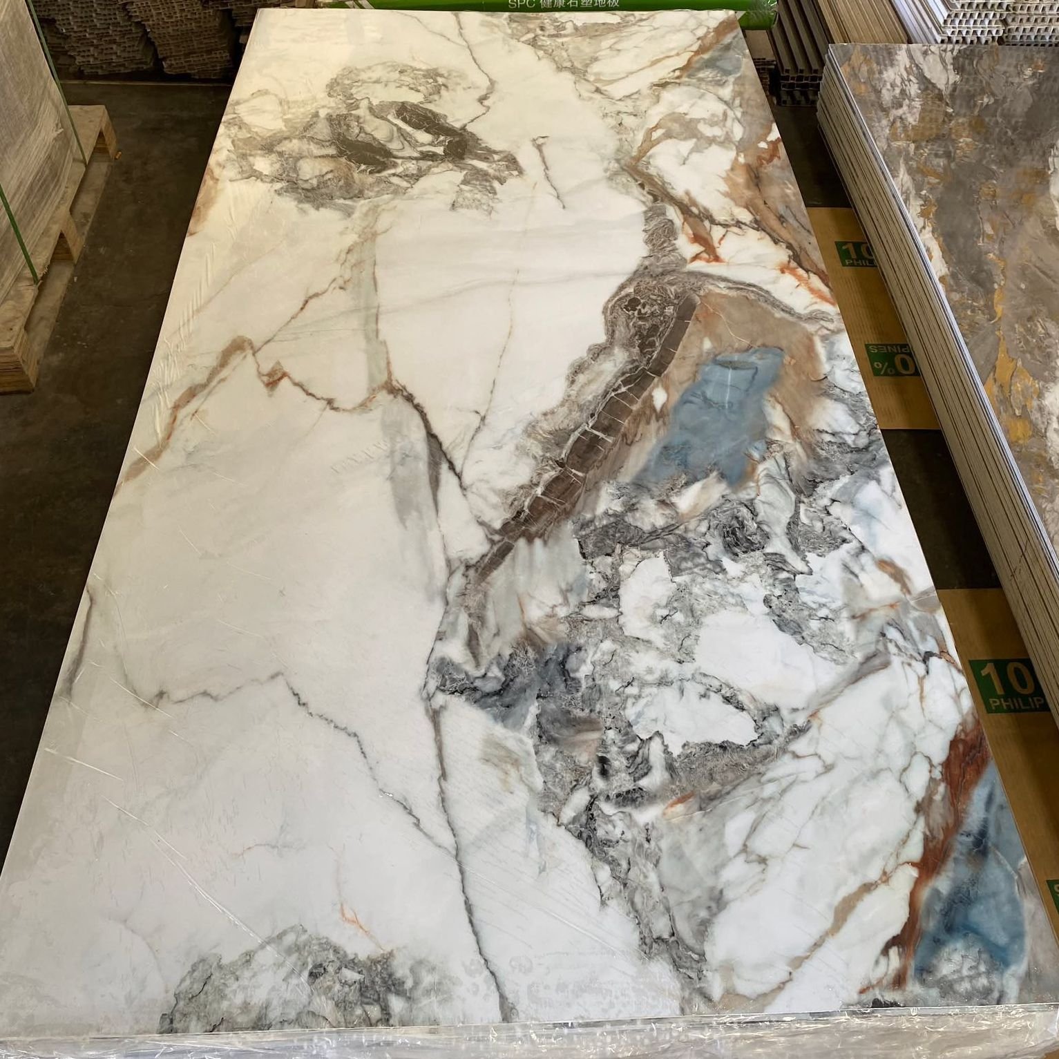 Factory Direct Sale High Strength UV Sheet PVC Marble Wall Panel 3D Printing UV Boards Waterproof Plastic Material