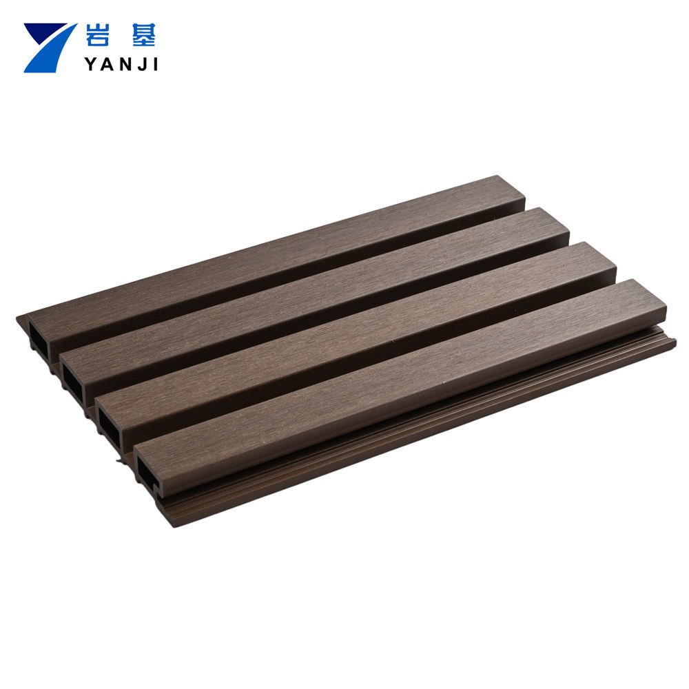 Wpc Fluted Great Wall Panels Co-extrusion Outdoor Anti-fire Wpc Cladding Panels Decorative Wall Panels