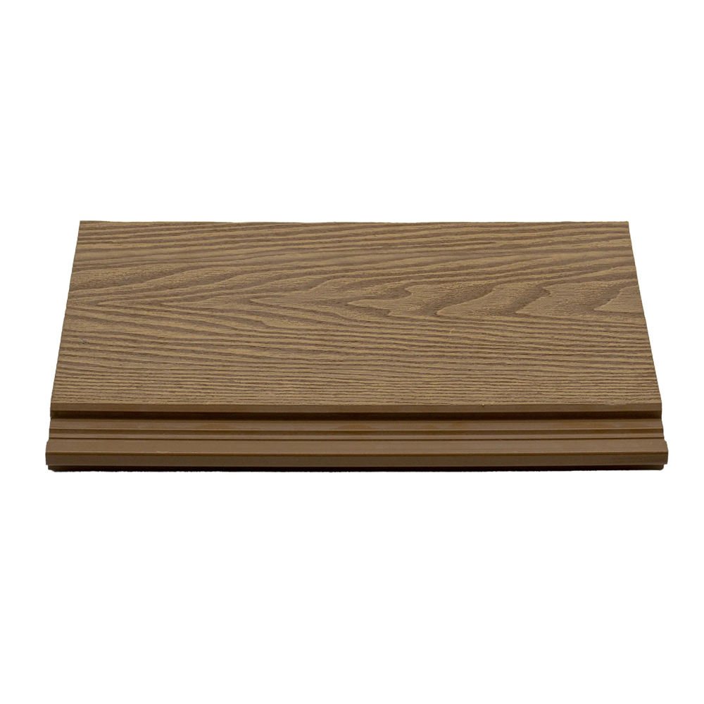 Outdoor Fluted Laminated Cladding Exterior Waterproof WPC Cladding Garden Outdoor Wooden Grain Wpc Wall Panel