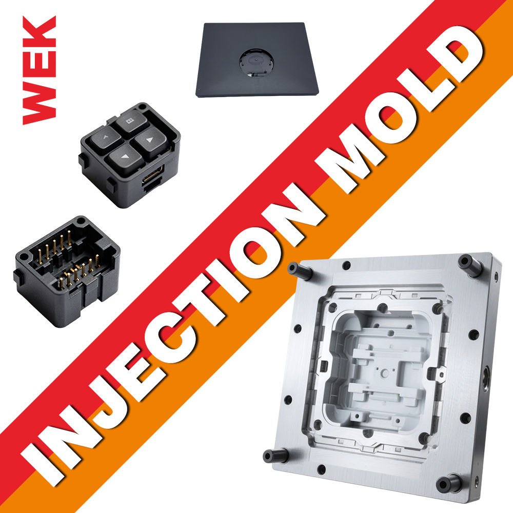 WEK High Mold Life Multi-Cavity PP Plastic Injection Molding Polishing Mould Manufacturer for Consumer Electronics Components