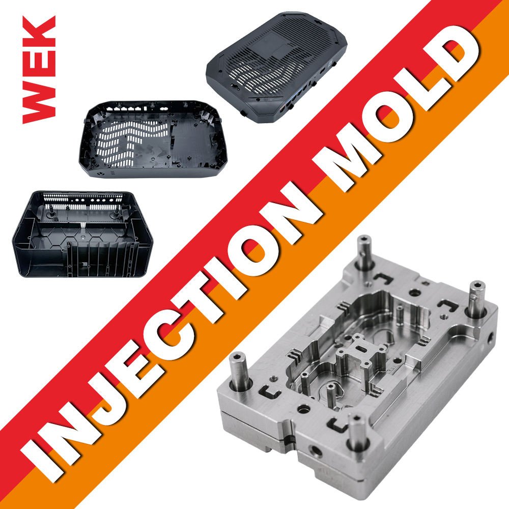 WEK High Precision Custom Mold Plastic Injection Molding Service Custom Surface Treatments for ABS/PVC/PP/PC Small Plastic