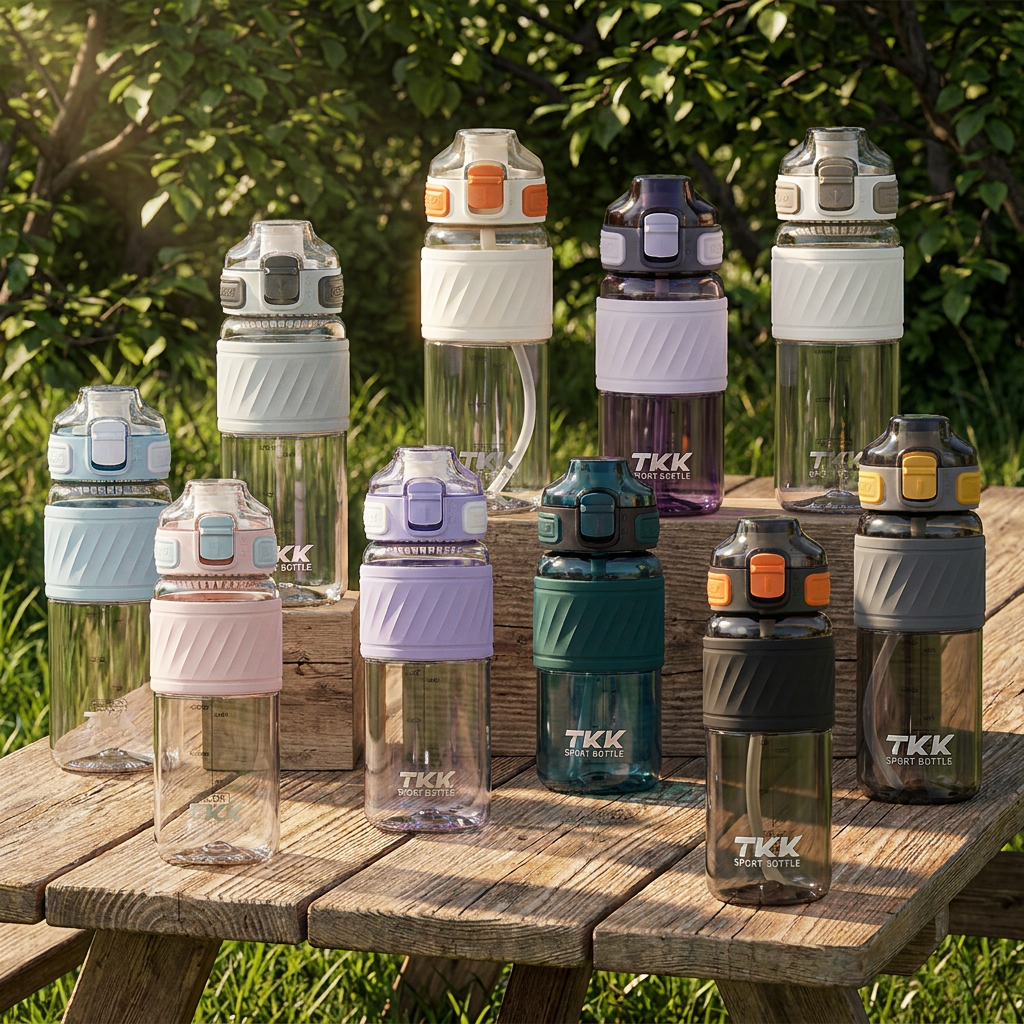 Wholesale BPA Free 500ml Tritan Kids Water Bottle with Straw Leakproof Toddler Drinking Bottle with Non-slip Silicone Sleeve