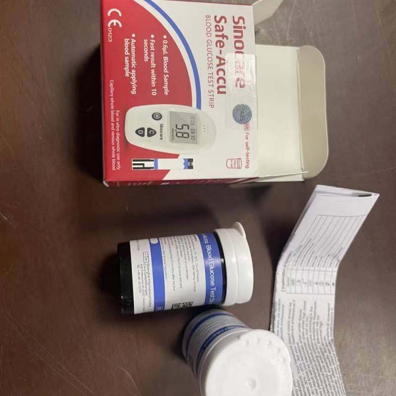 Sinocare Safe Accu Strips for Blood Sugar Diabetes