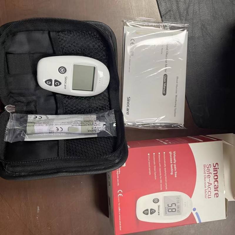 Sinocare Safe-Accu Glucose Monitor Device Blood Sugar Glucose Monitor Sensor