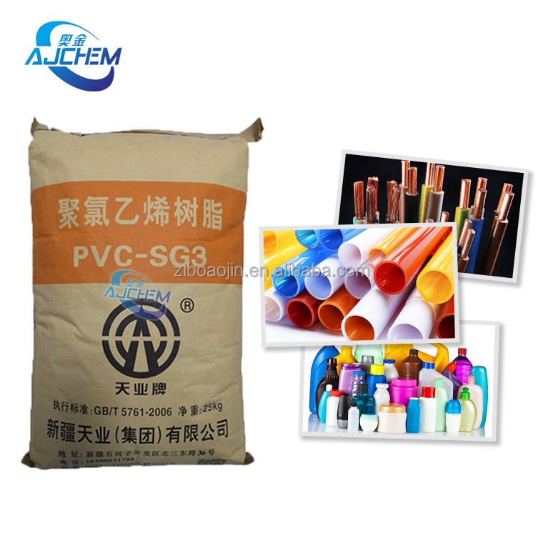 PVC K67Xinfa, Zhongtai, Junzheng Tianye Erdos Brand PVC/Hot Sale High Quality Pipe Grade PVC Sg3 Sg5 Sg8